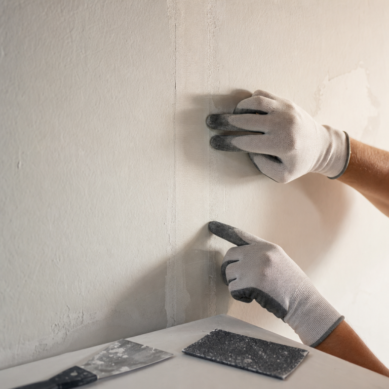 Comment rattraper des bandes de placo mal faites après peinture ?
